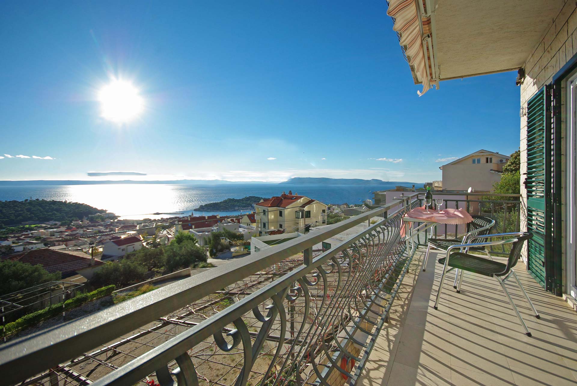 Ausblick Balkon